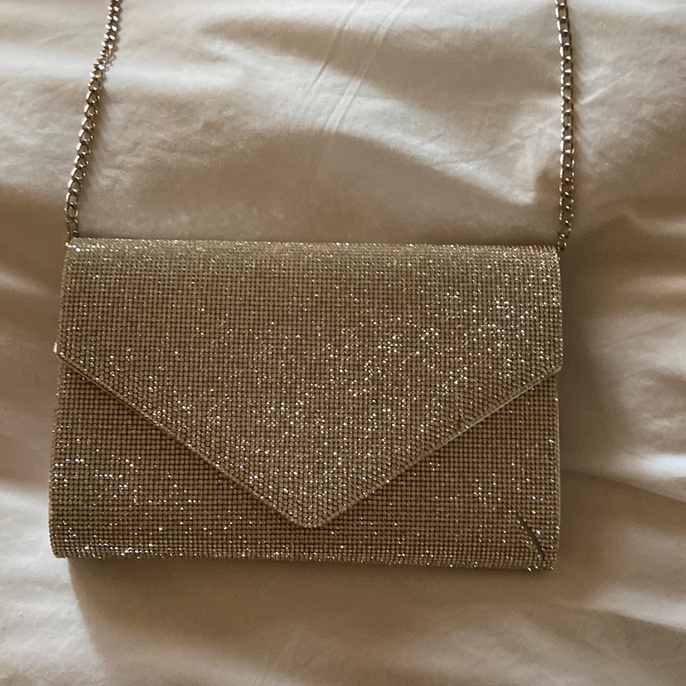 aldo silver purse